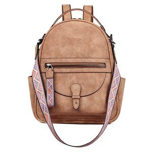 Mini Backpack Purse for Women, Designer Leather Cute Roomly Small Backpacks,🦉